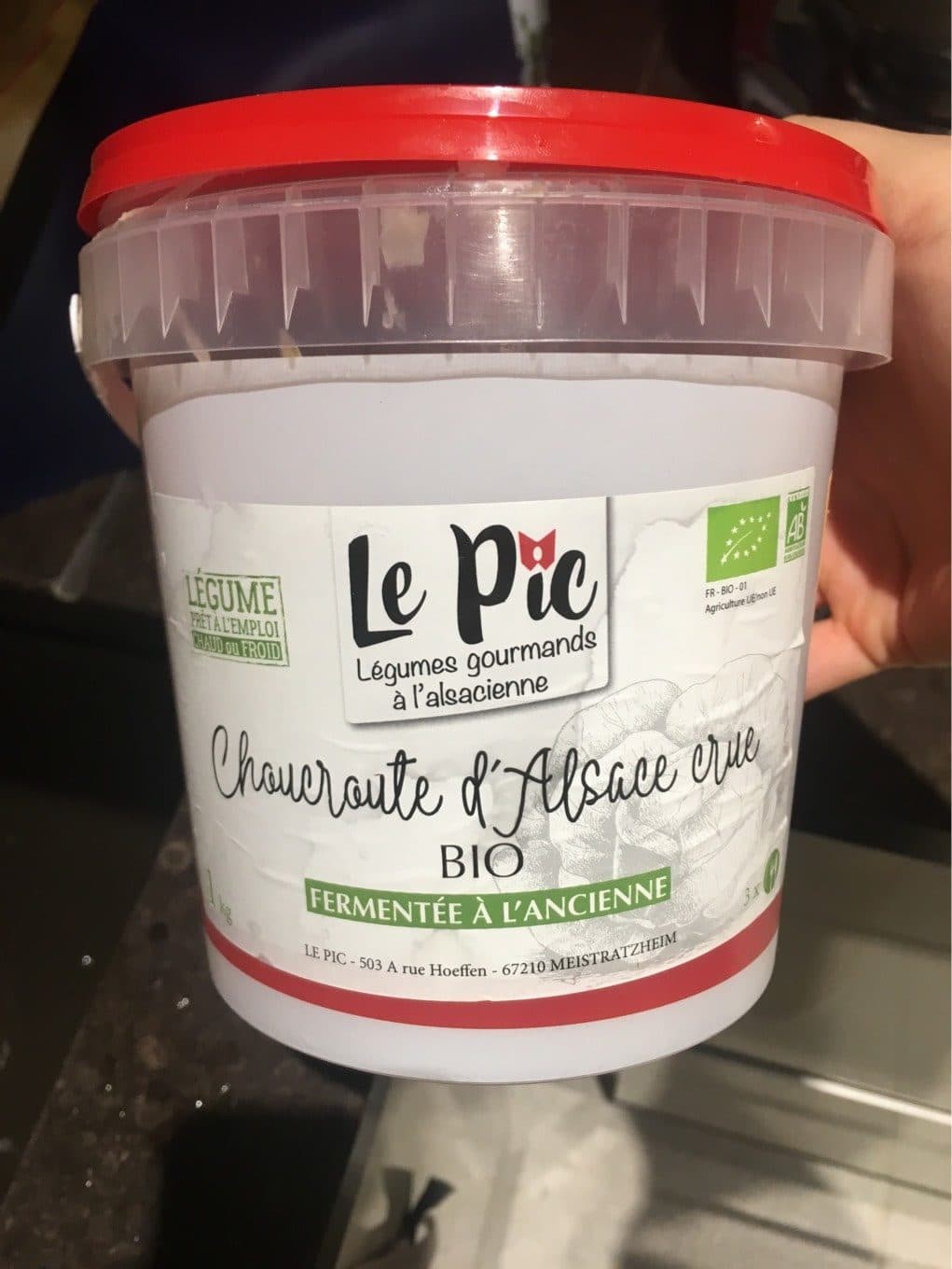 Le Pic Choucroute d'Alsace crue packshot