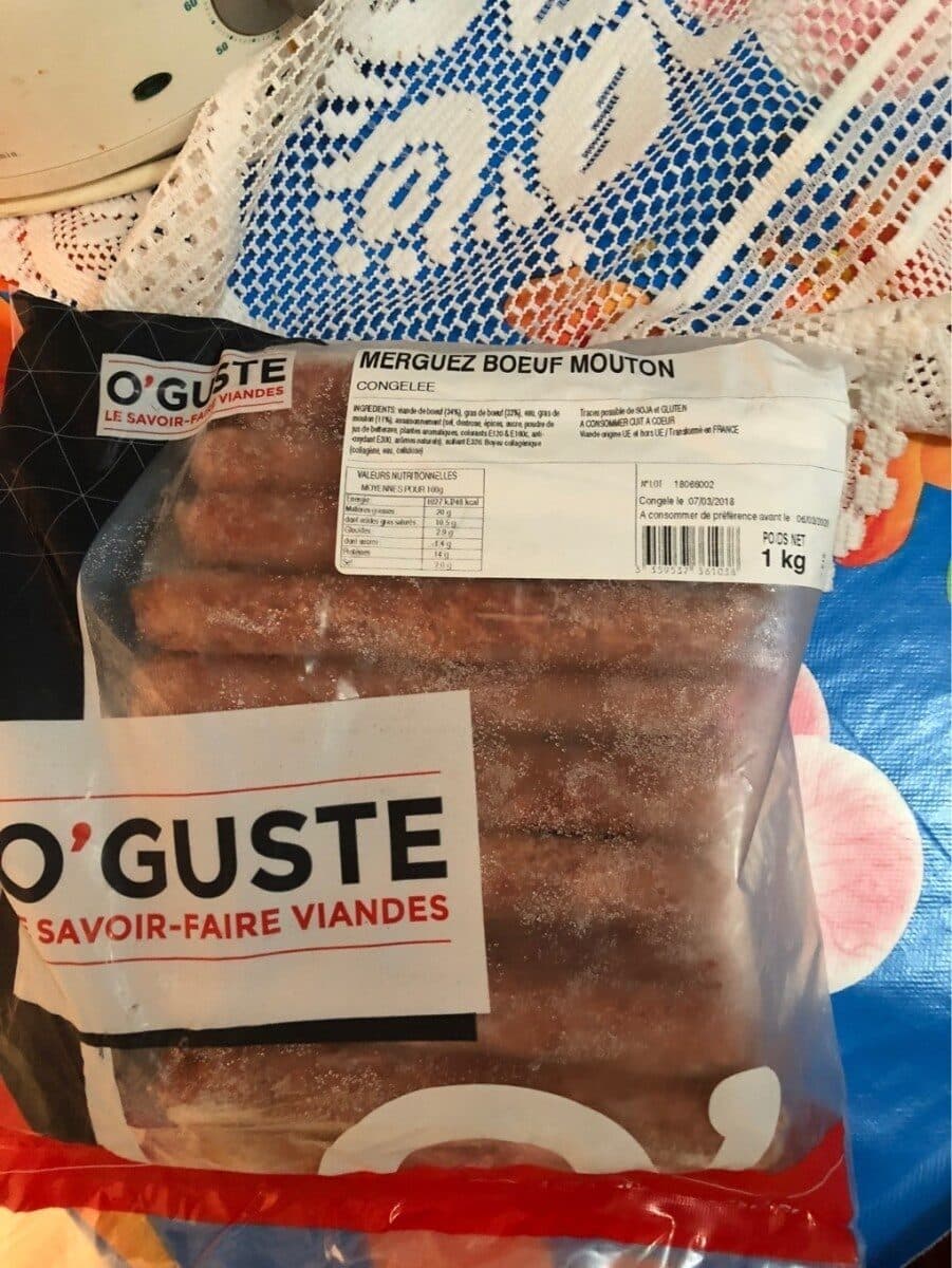 Open Food Facts Merguez boeuf mouton packshot