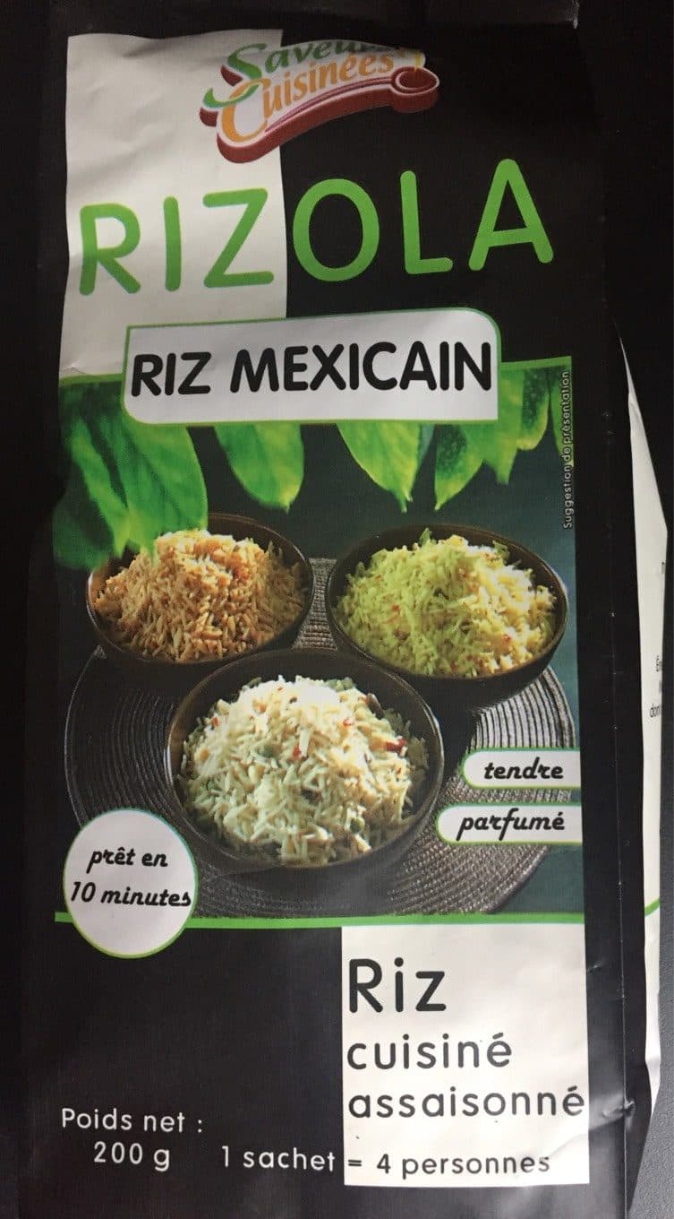 Saveurs Cuisinees Rizola: riz mexicain packshot