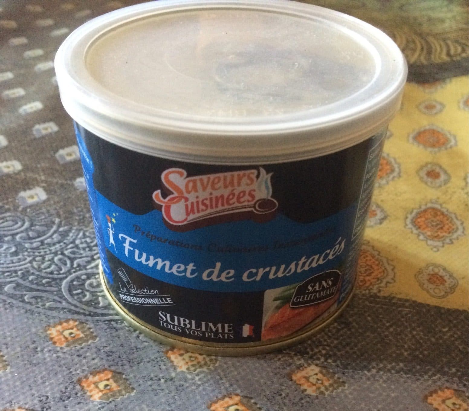 Saveurs Cuisinées Fumet de crustacés packshot