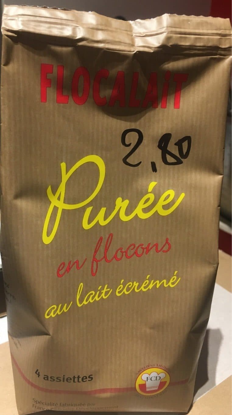 FLOCALAIT Purée en flocons de pomme de terre au lait écrémé packshot