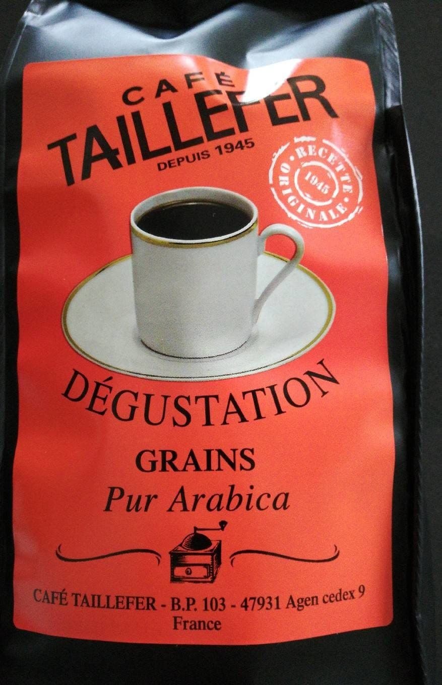 Taillefer Café en grain pur Arabica packshot