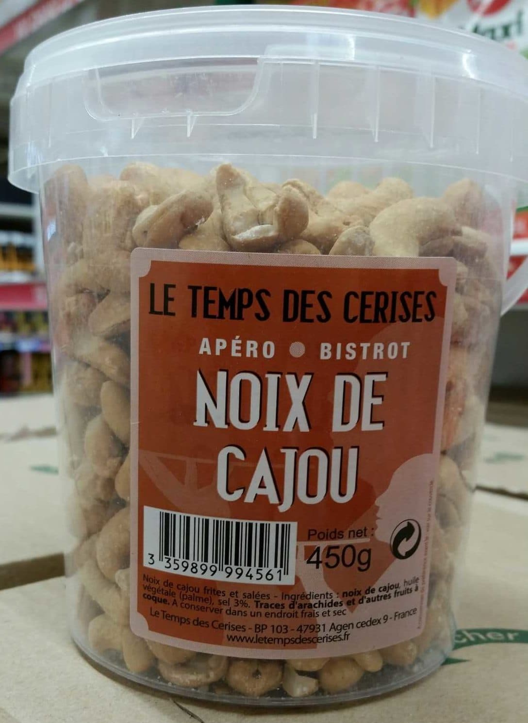 Le Temps des Cerises Noix de Cajou packshot