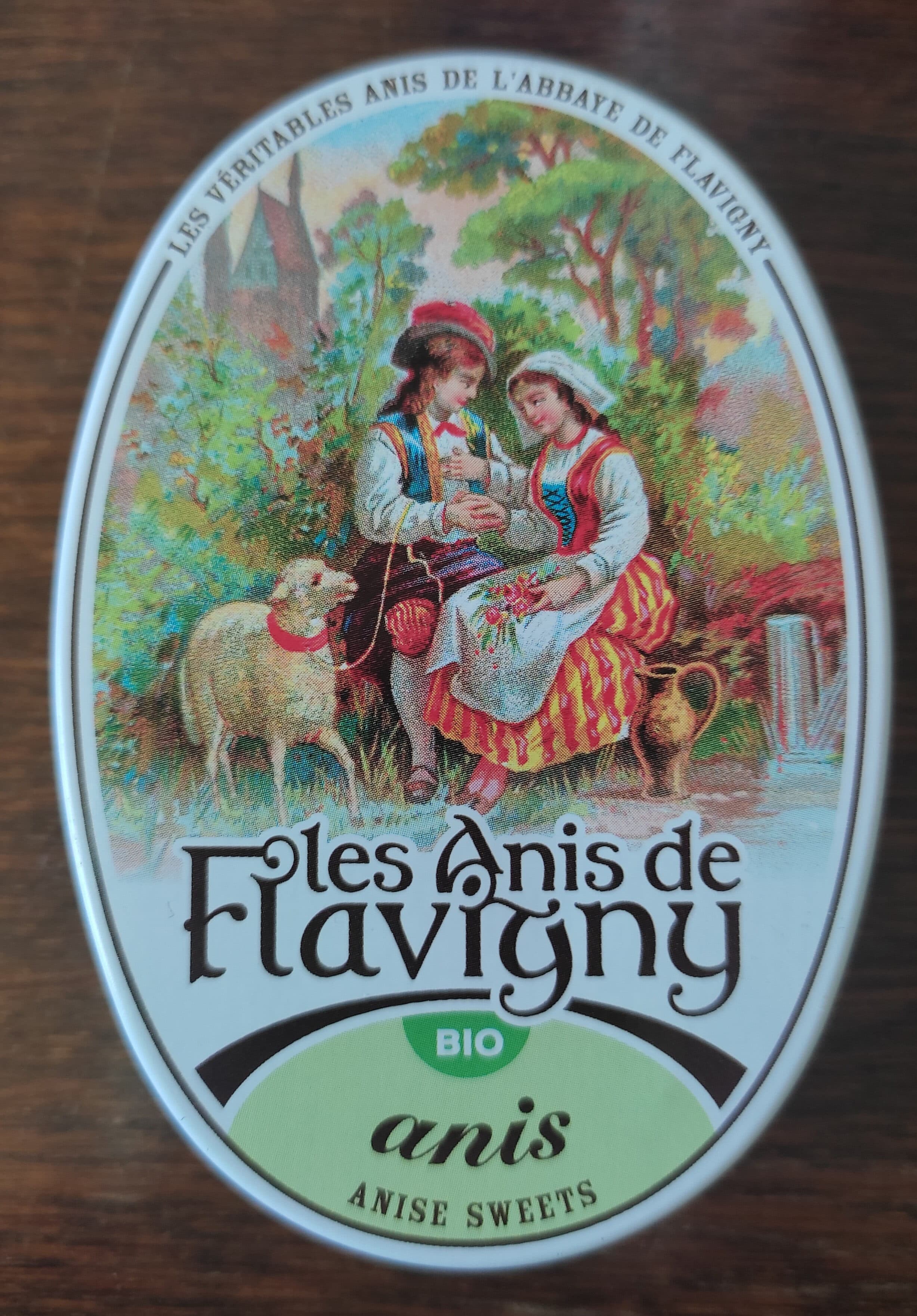 Anis de Flavigny Boite ovale anis bio packshot