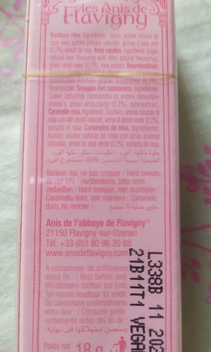 Les Anis De Flavigny Etui 18g rose packshot