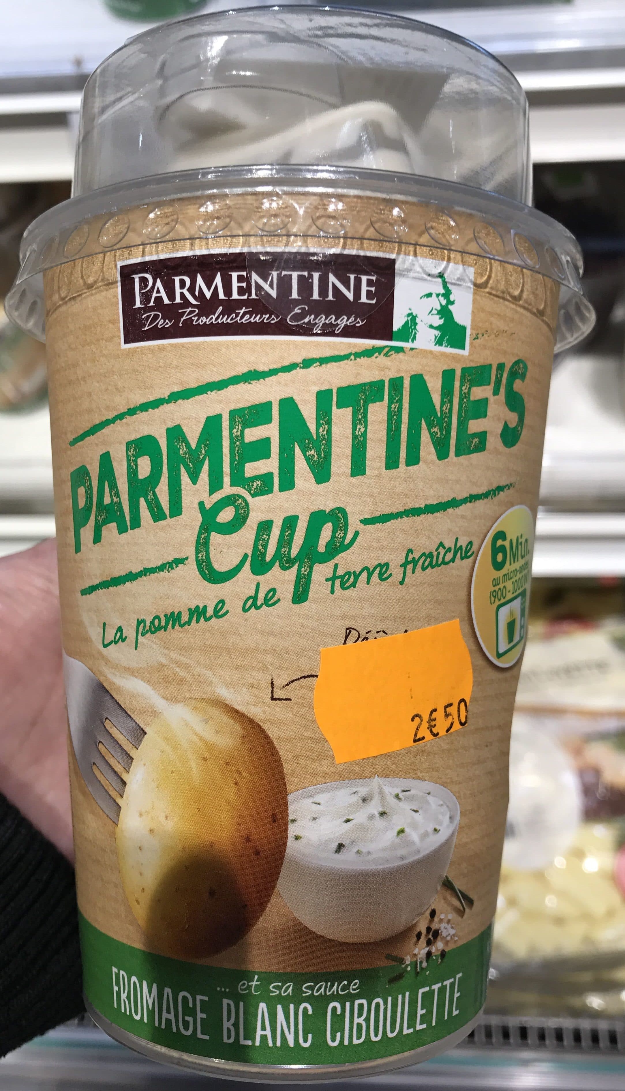 Parmentine Parmentine's Cup et sa sauce Fromage Blanc Ciboulette packshot