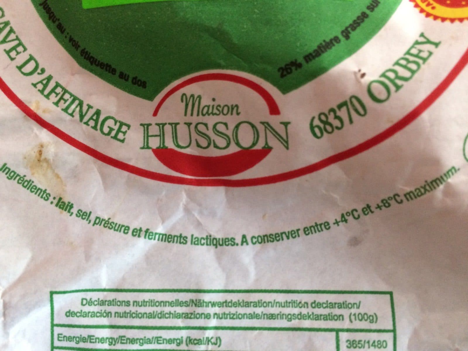 Husson Petit munster Gerome packshot