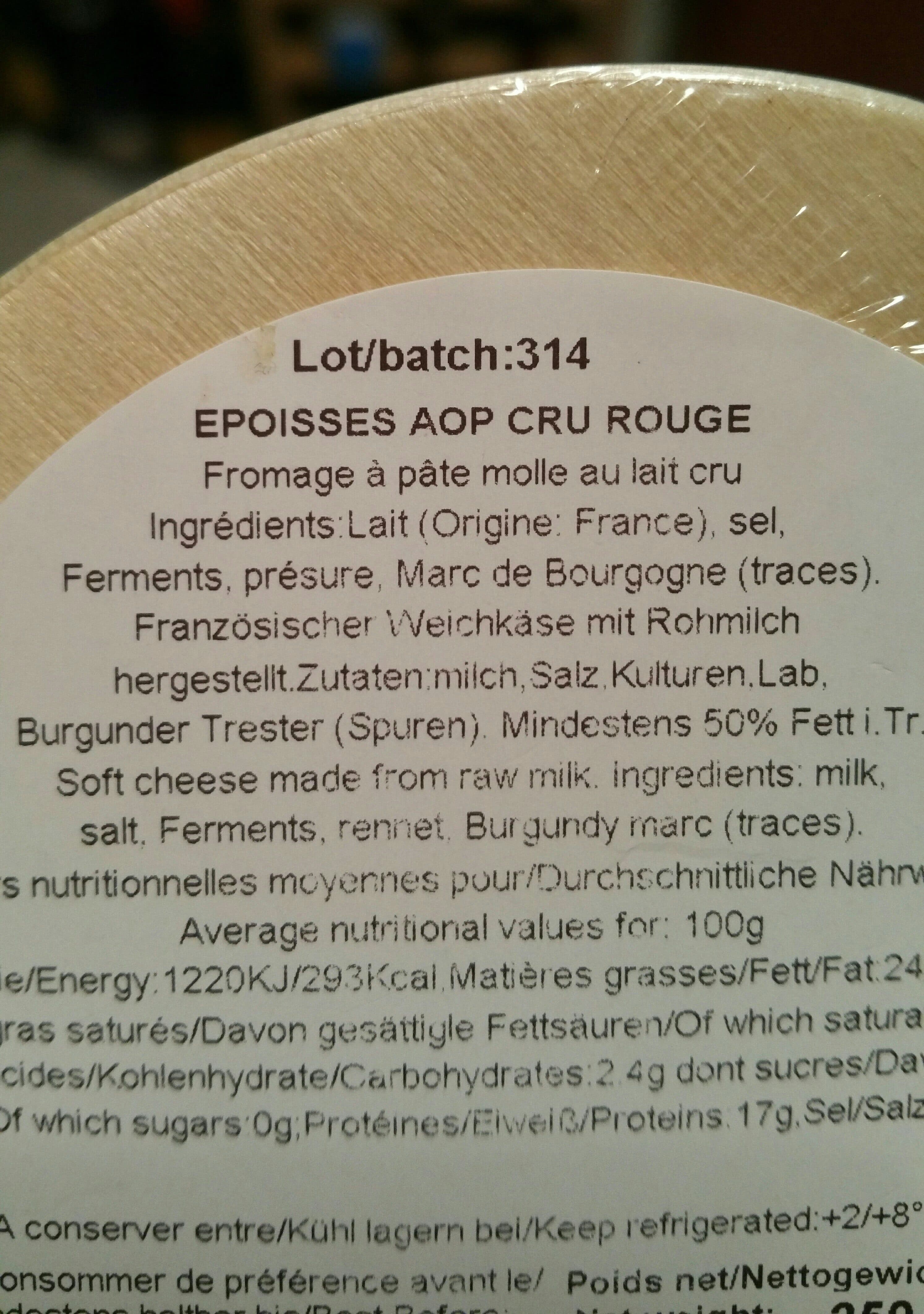 Gaugry Epoisses Aop Affine packshot