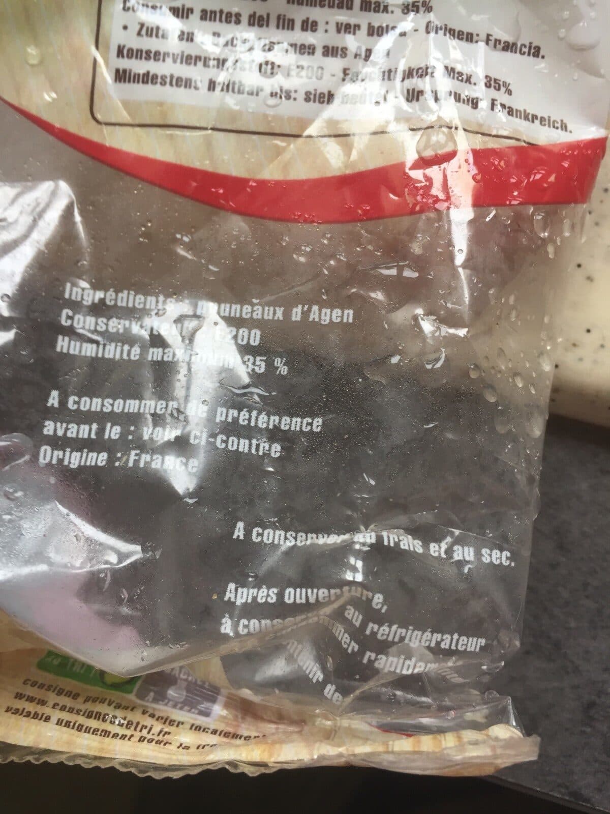 Open Food Facts Pruneaux d'agen packshot