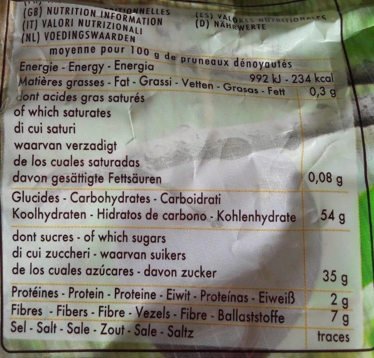 Open Food Facts Pruneaux d'agen packshot