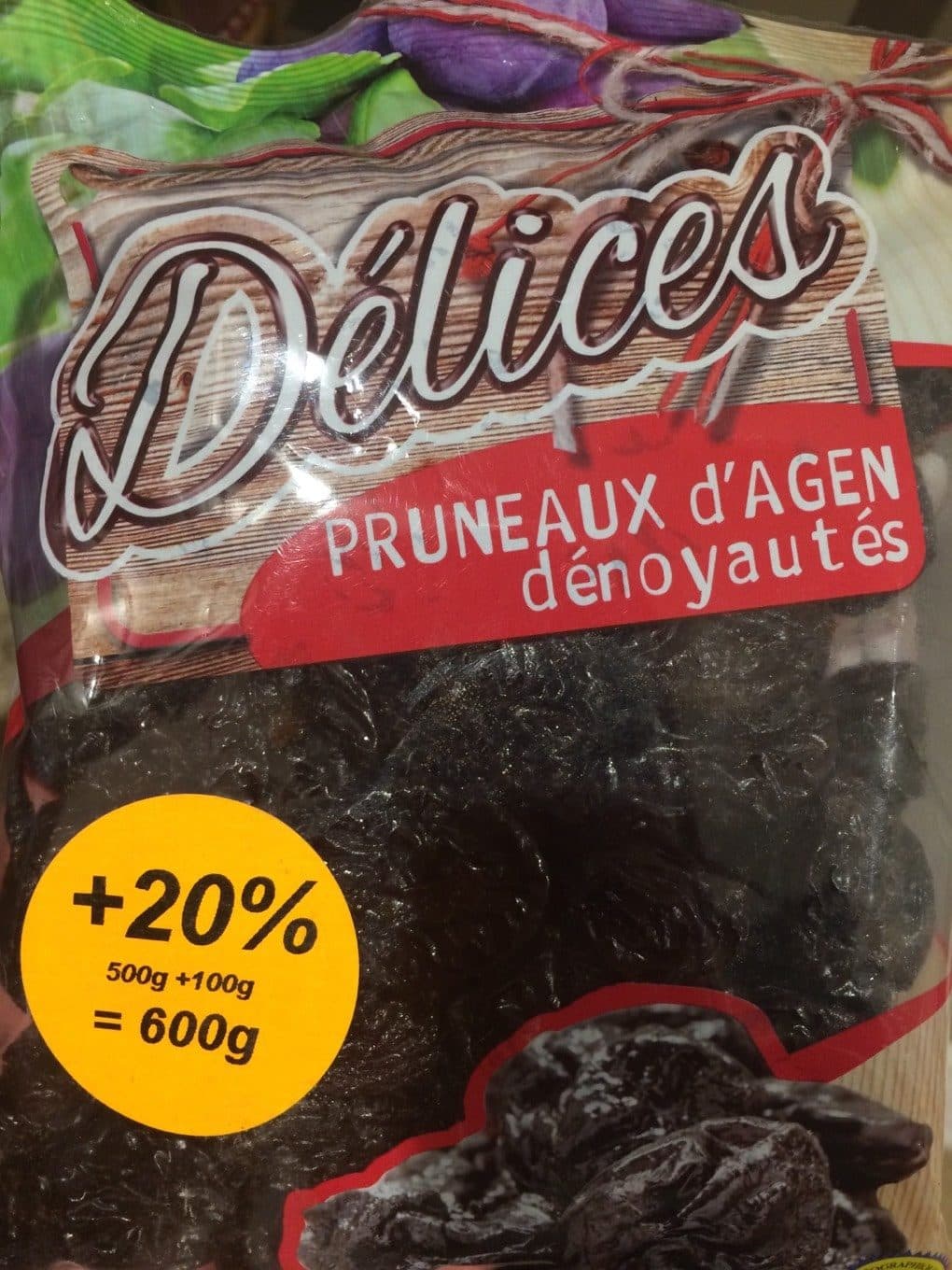 Sarl Pruneaux De Menet Délices packshot