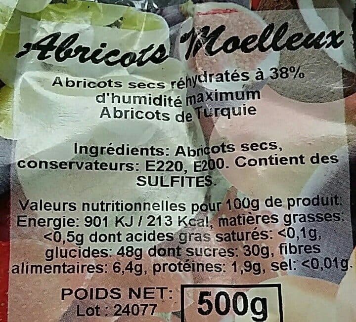 Open Food Facts Abricots moelleux packshot