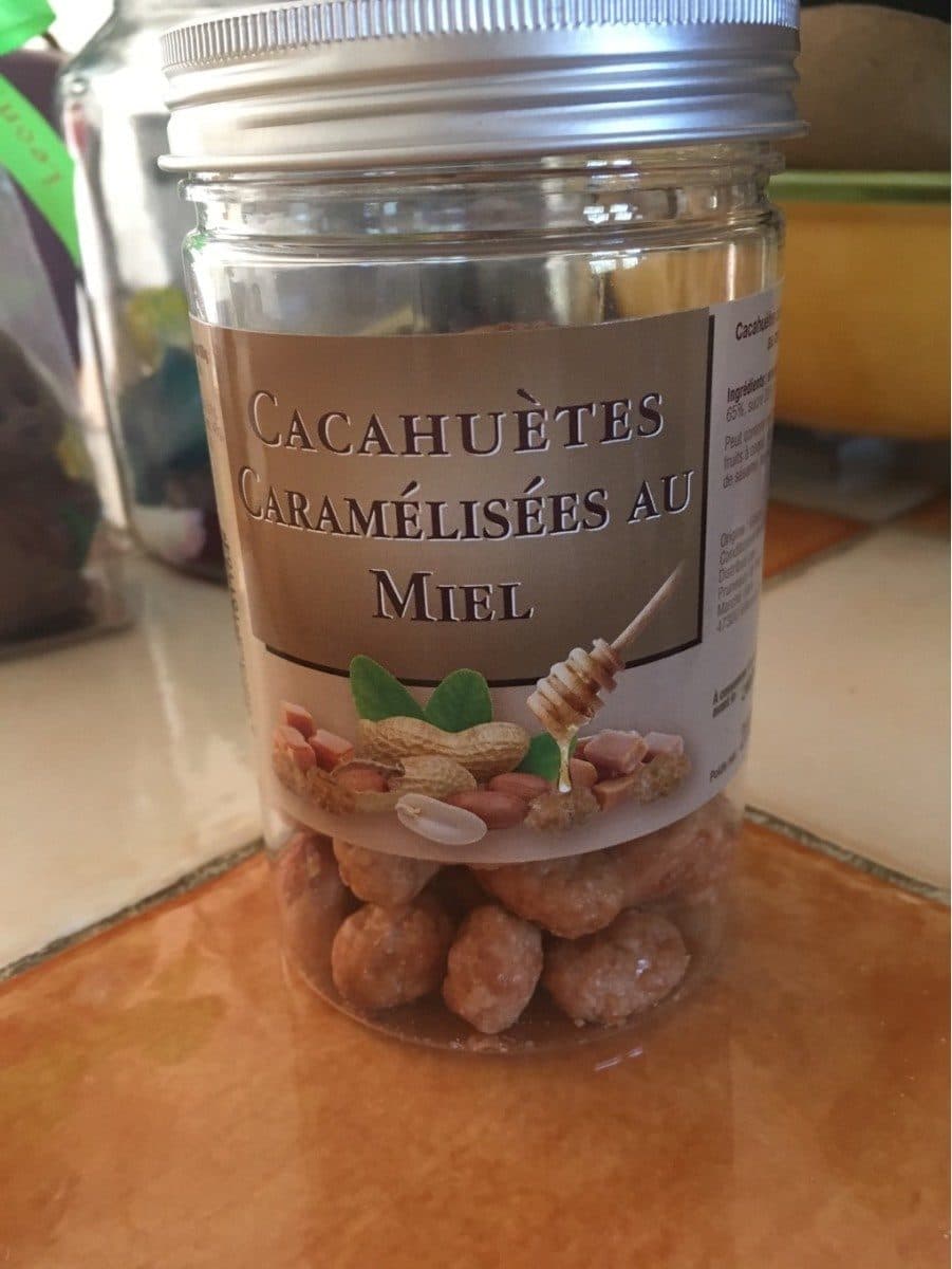 Open Food Facts Cacahuètes caramélisées au miel packshot