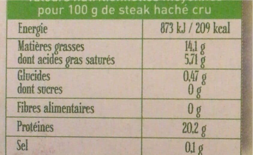 Monfort Viandes STEAKS HACHES SURGELES 15% packshot