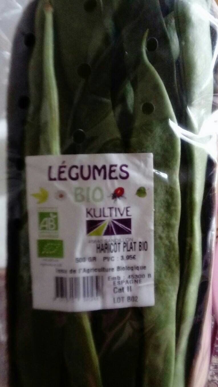 Légume Bio Haricots plats bio packshot