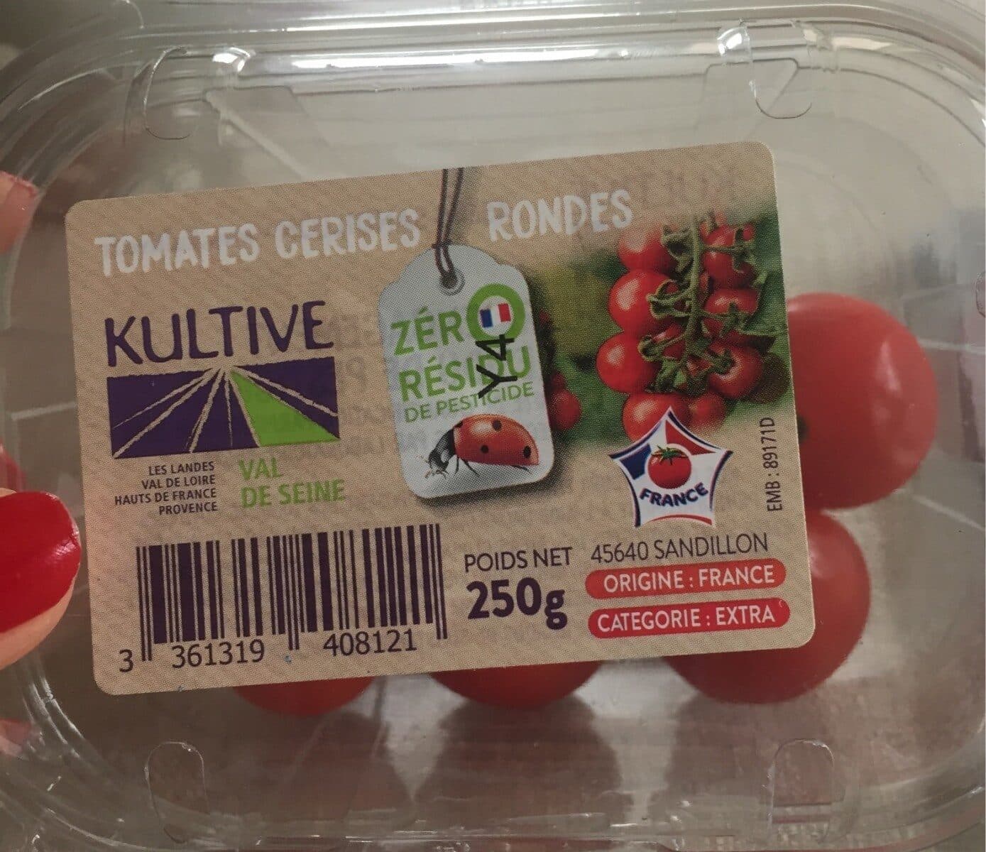 Kultive Tomates cerises rondes packshot