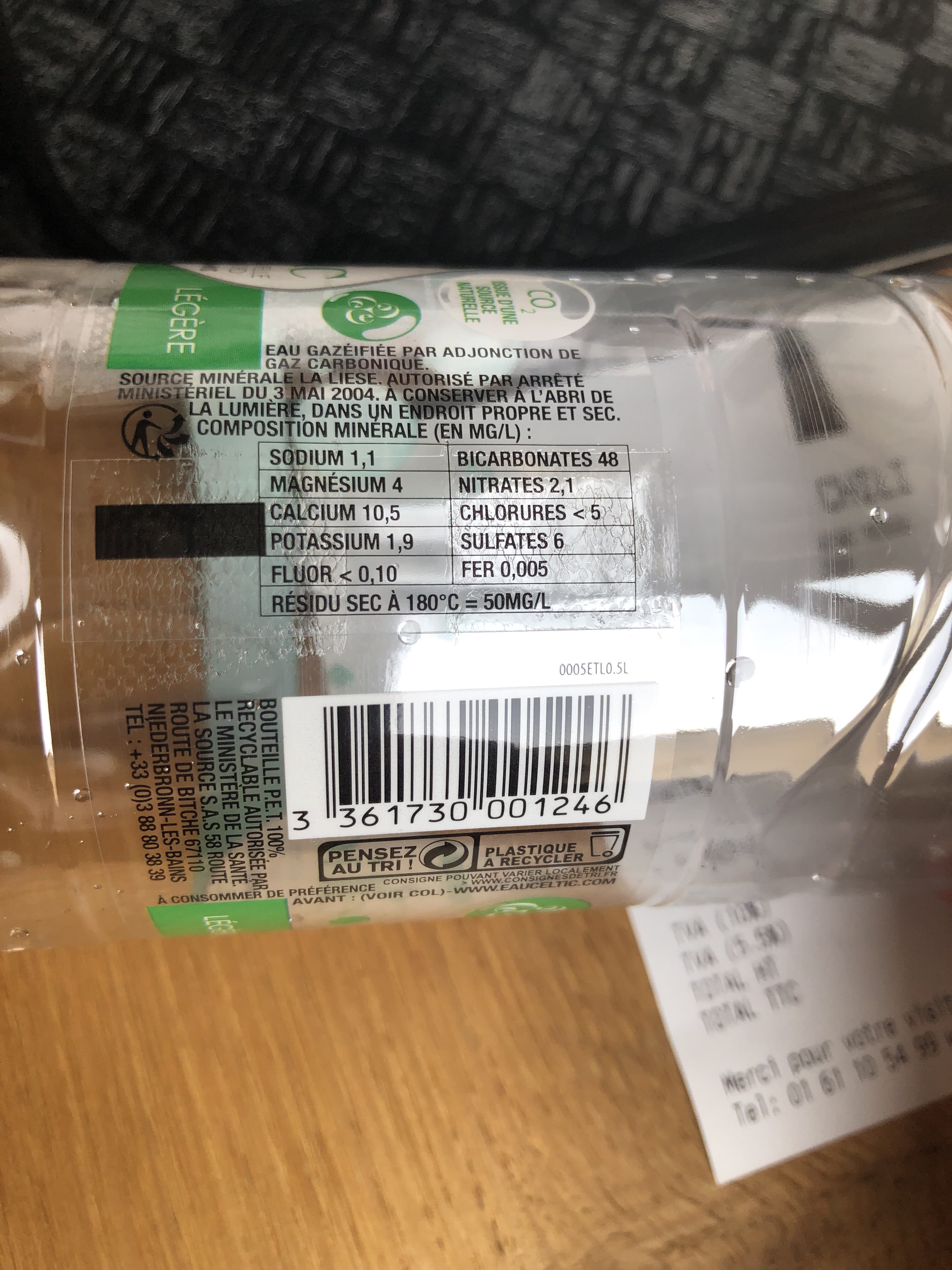 Celtic Eau gazeuse légère packshot