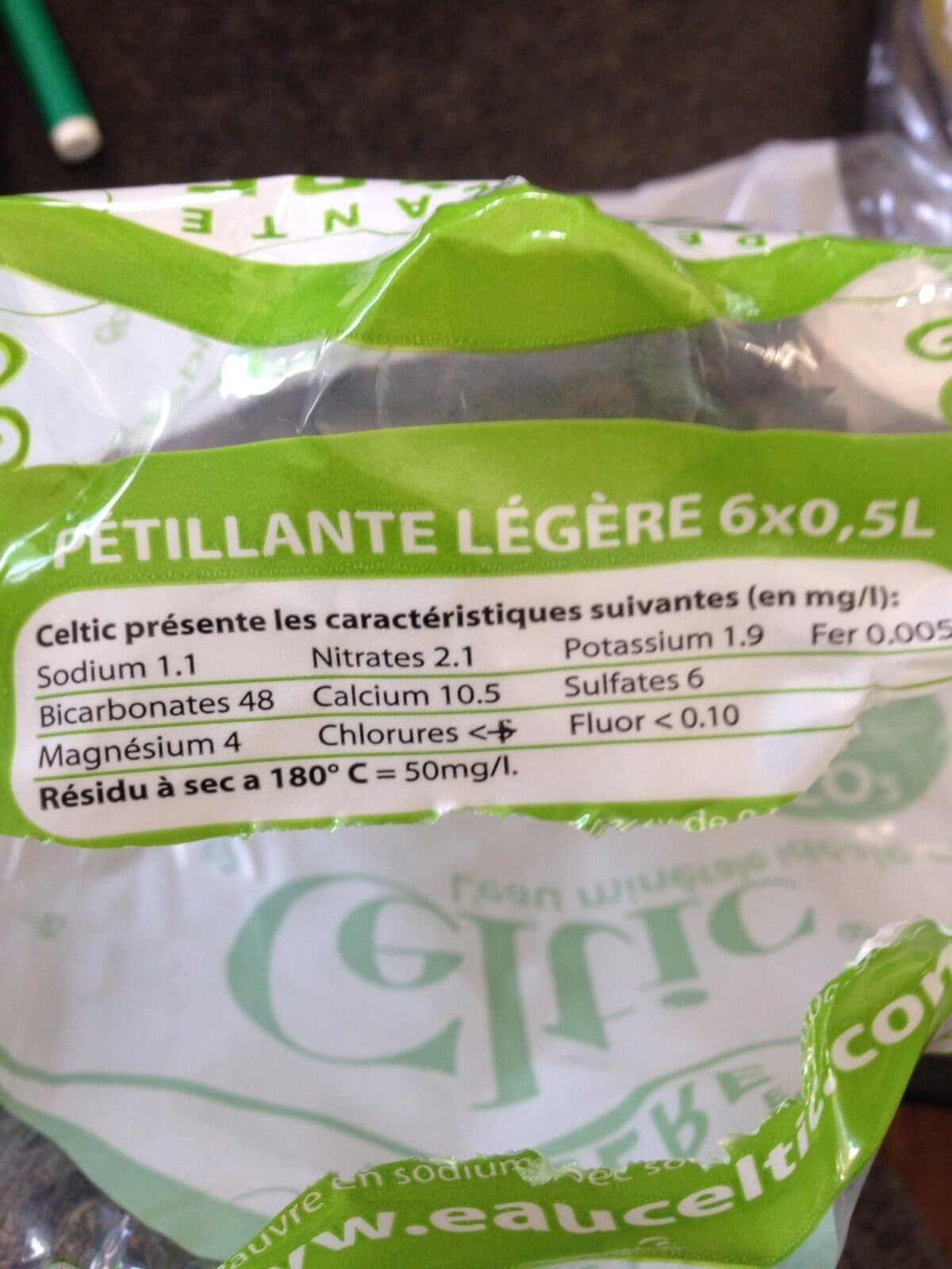 Celtic Eau Legere 0.5L Pack X packshot