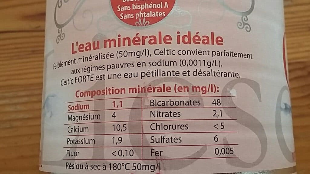 Celtic Eau minérale naturelle packshot