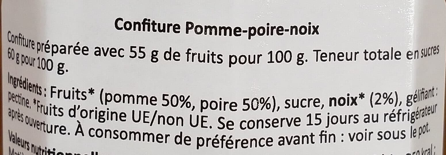 Copyr Confiture Poire Noix packshot