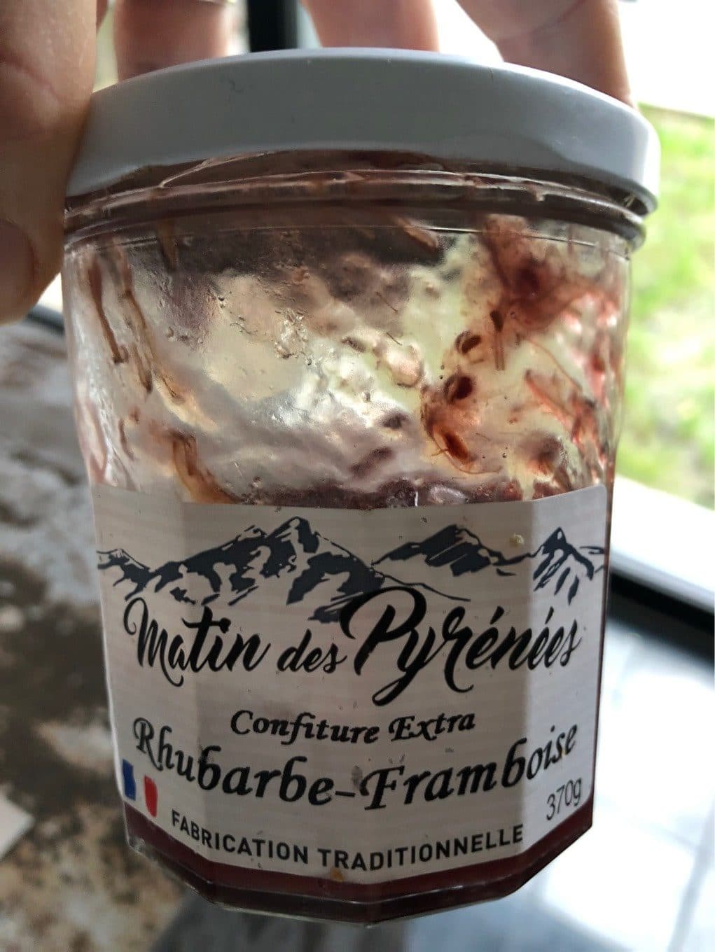 Matin Des Pyrénées Confiture extra Rhubarbe & Framboise packshot