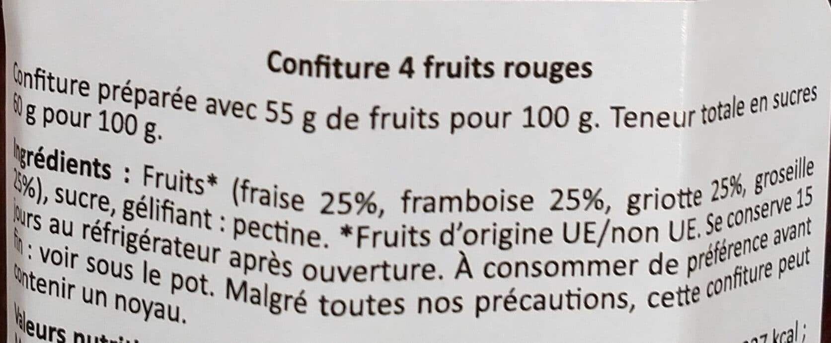 Copyr Confiture quatre fruits rouges packshot