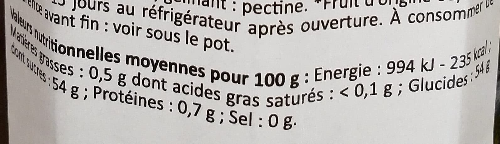 Matin des Pyrénées Confiture Extra Cassis packshot