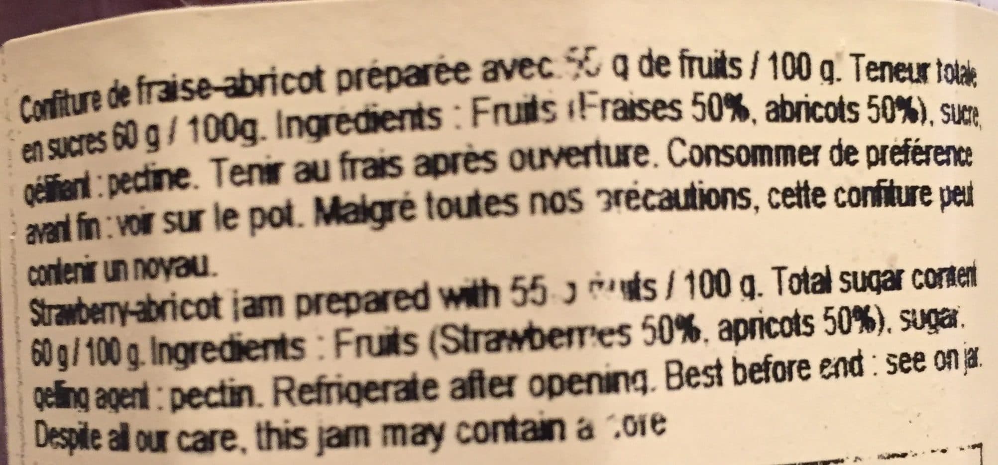 Matin Des Pyrénées Confiture extra Fraise-Abricot packshot