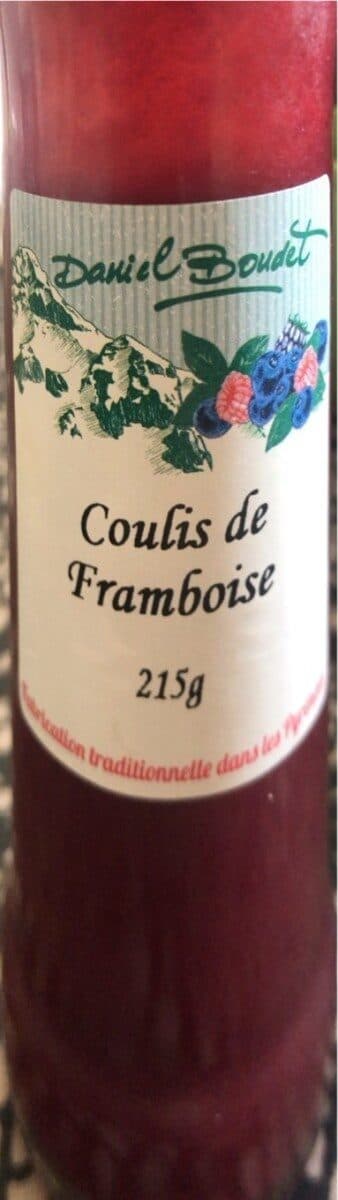 Open Food Facts Coulis de framboise packshot
