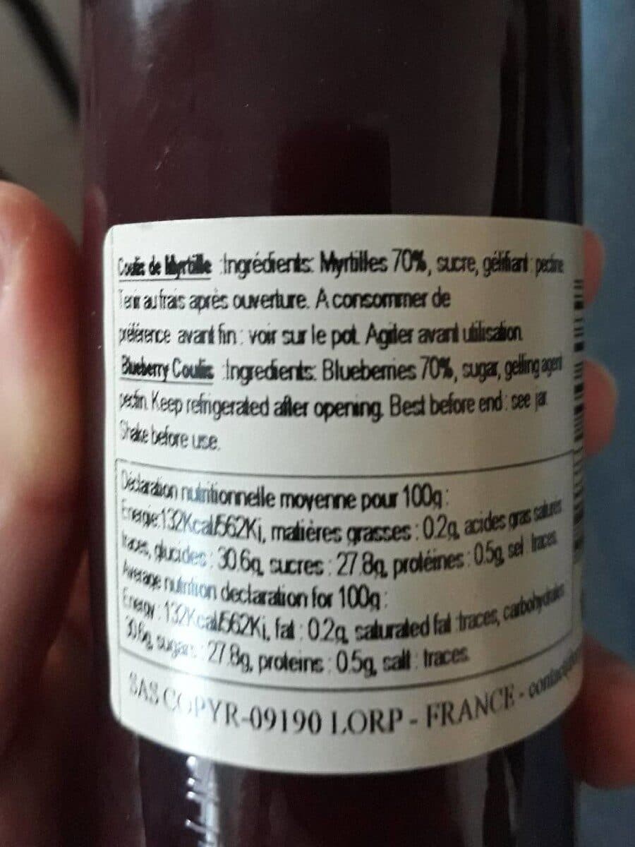 Daniel Boudet Coulis de myrtille packshot