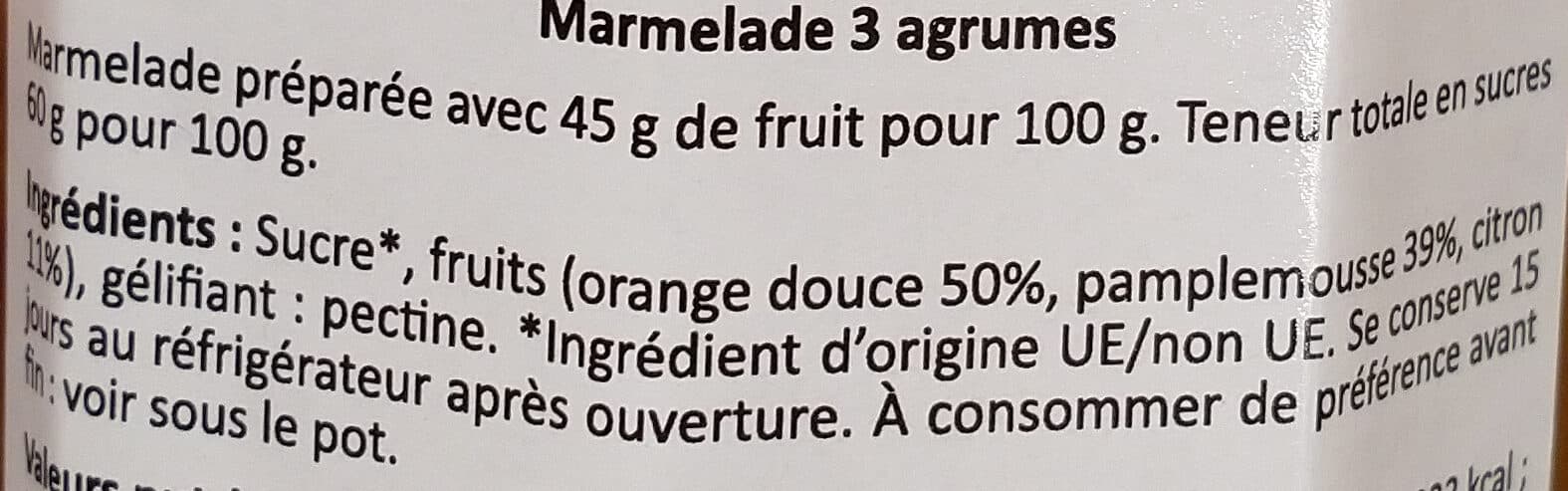 Copyr Marmelade trois agrumes packshot
