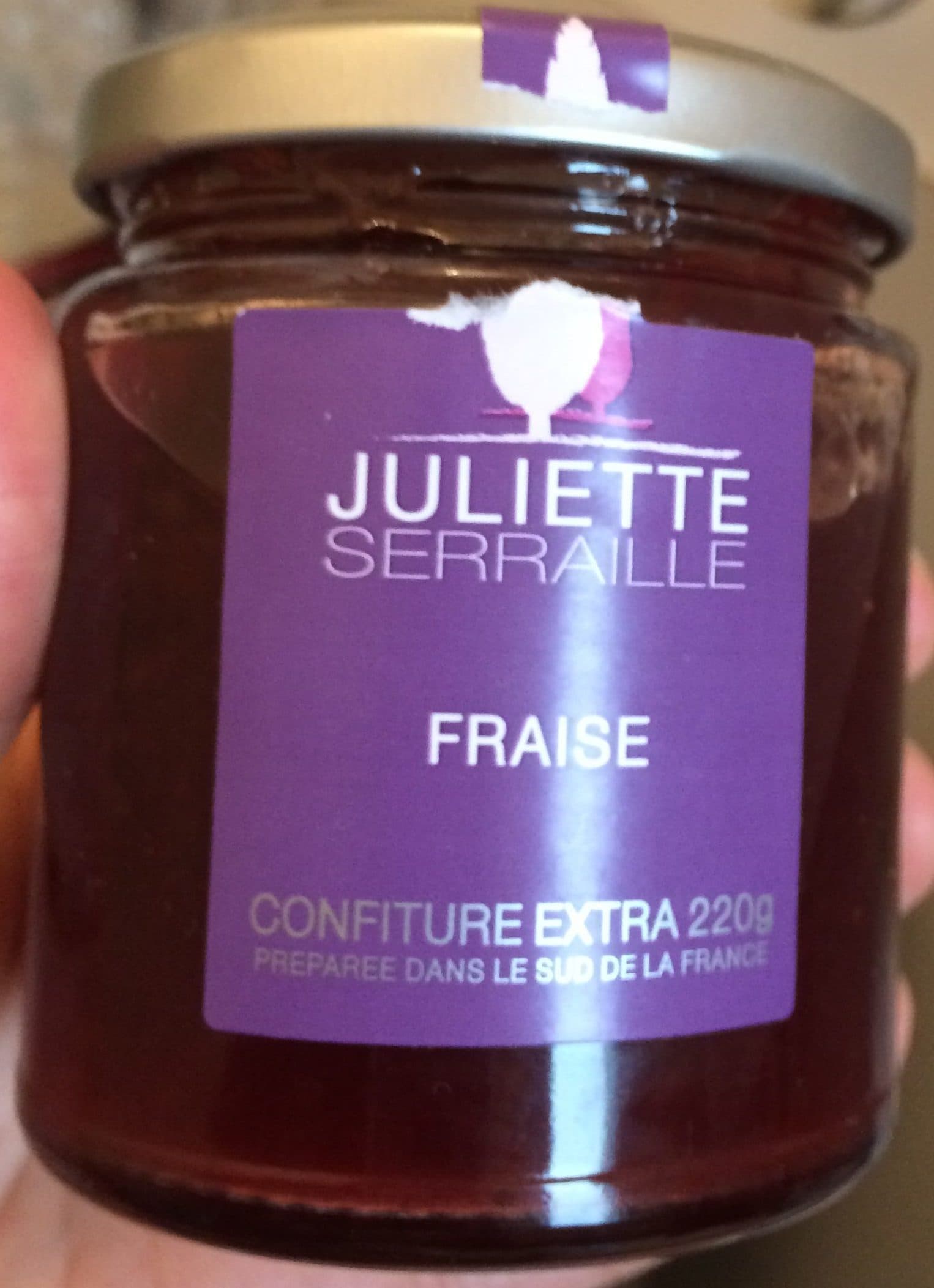 Juliette Serraille Confiture extra Fraise packshot