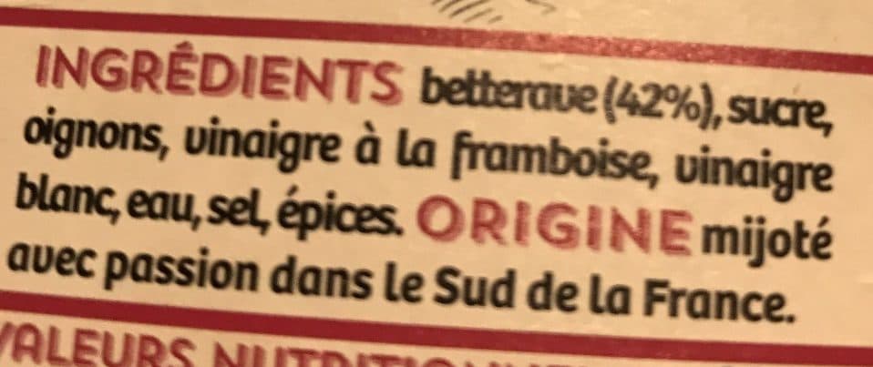 Compagnie des Pyrénées Ketch'up Betterave packshot