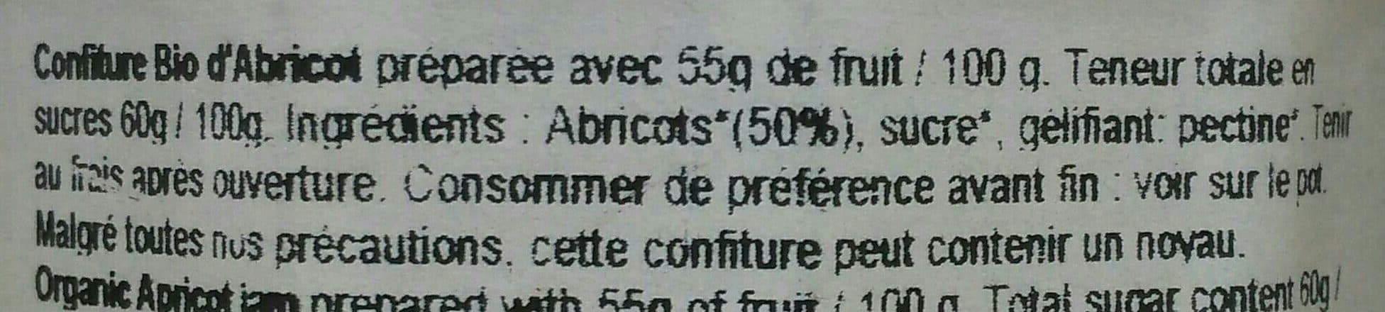 Matin D'ariege Confiture d'abricot packshot