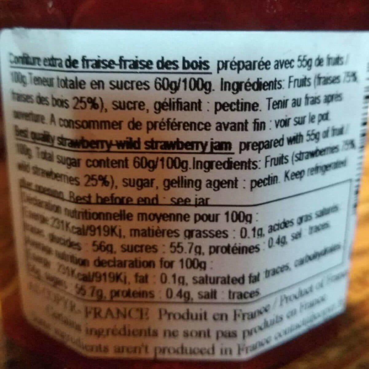 Matin D'Ariège Confiture De Fraise-Fraise Des Bois packshot