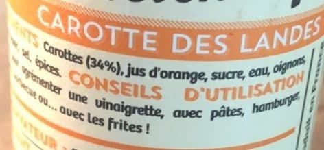 Open Food Facts Carottes des landes packshot