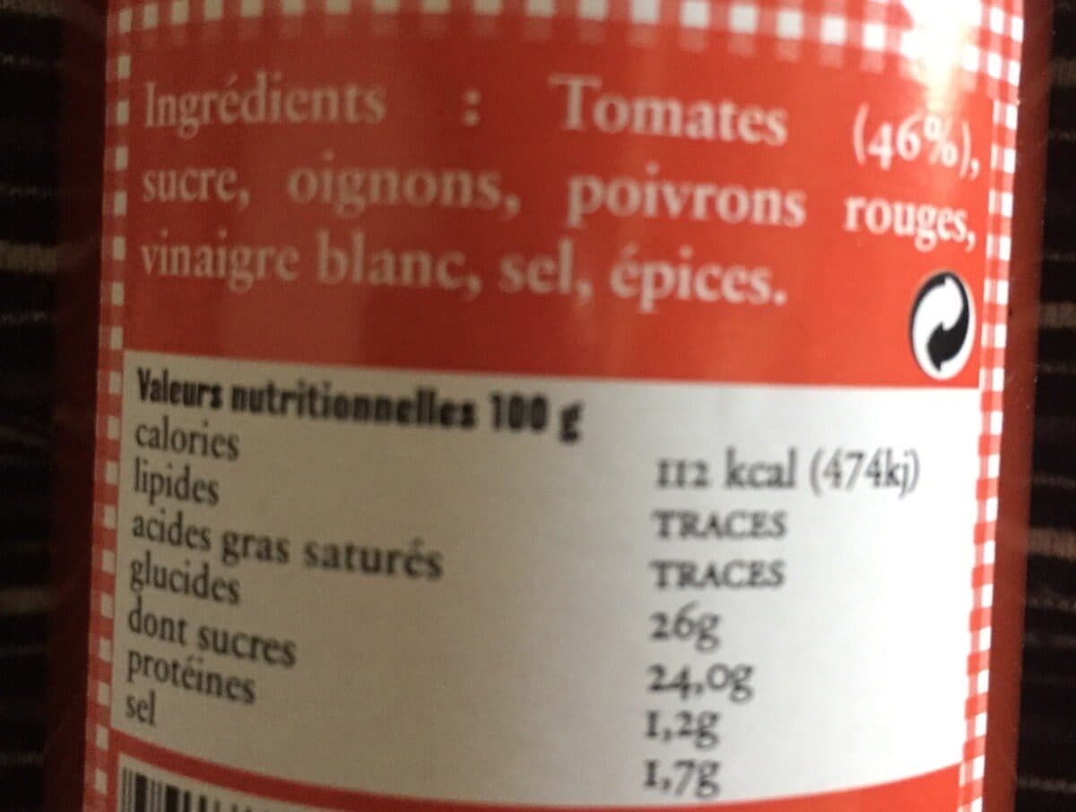 Open Food Facts Ketchup tomate packshot