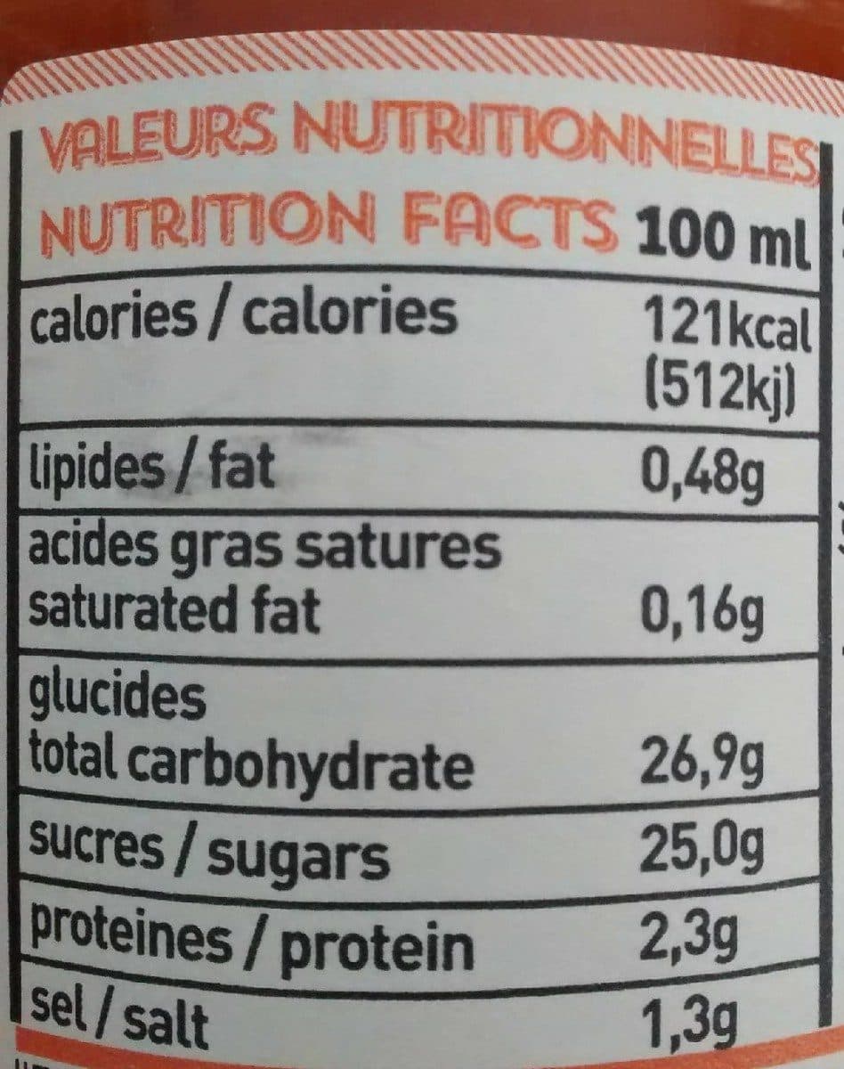 Open Food Facts Ketch’up carotte packshot