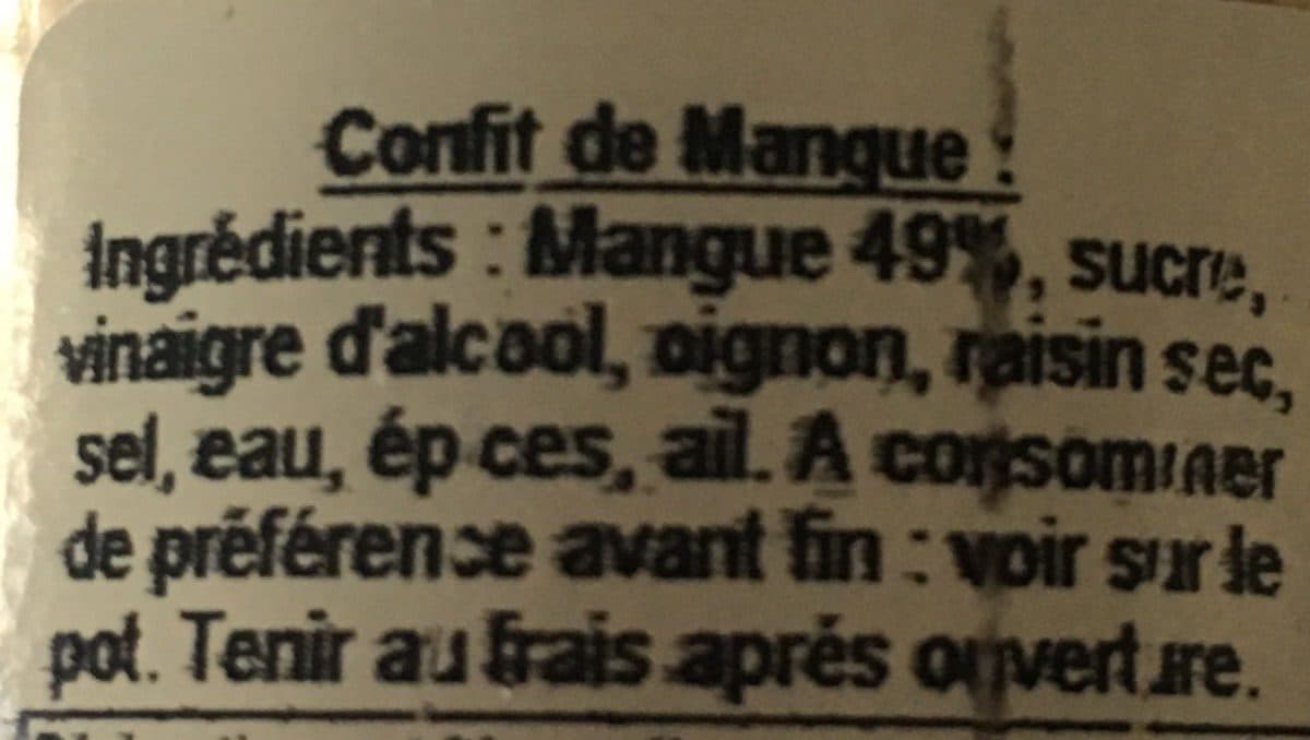 Juliette Serraille Confit de mangue packshot
