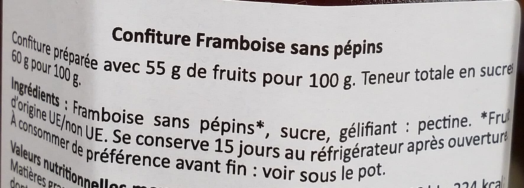 Copyr Confiture extra de framboises packshot