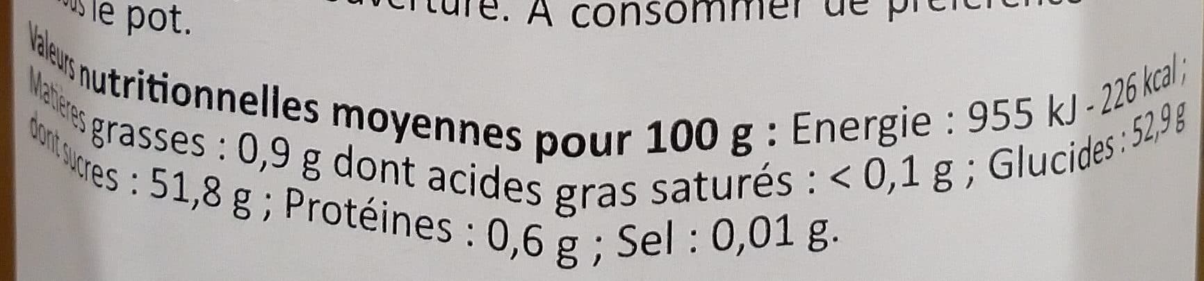 Copyr Confiture poire amande packshot