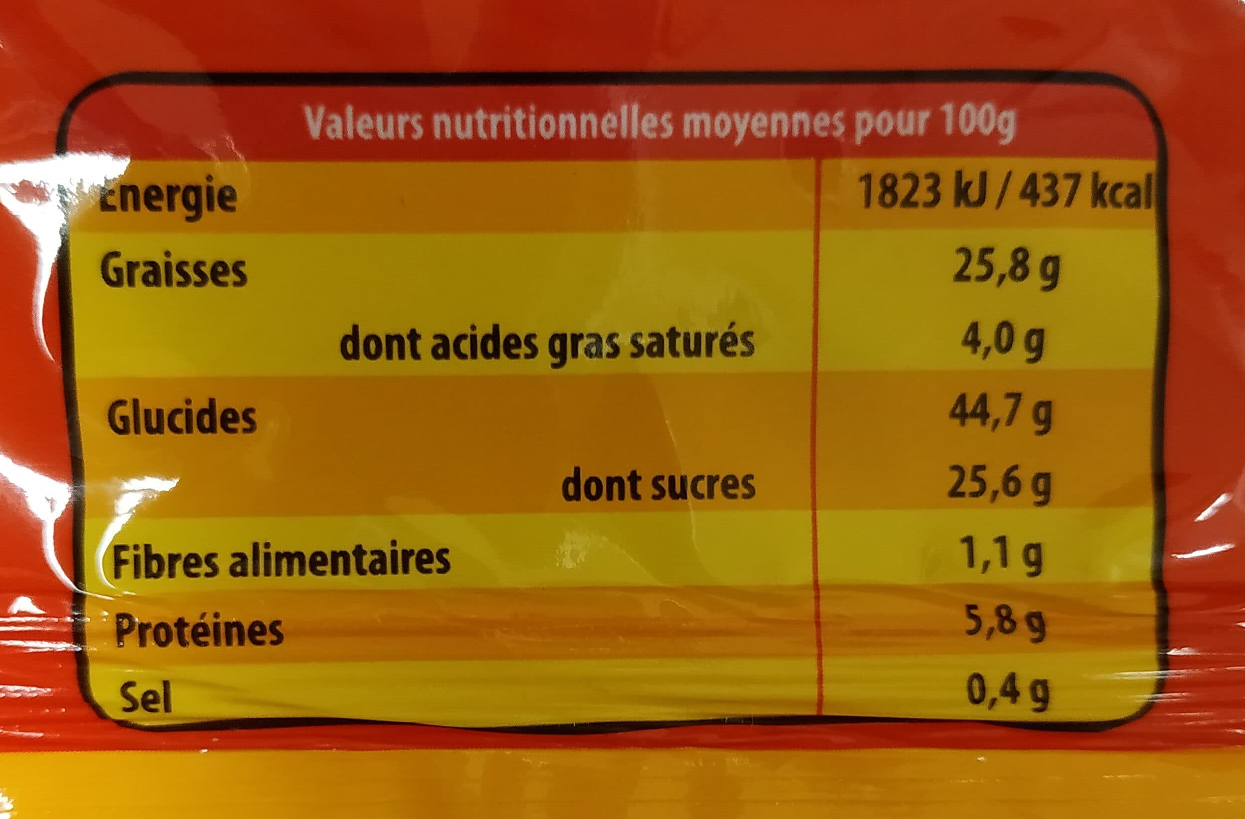 Open Food Facts Madeleines packshot