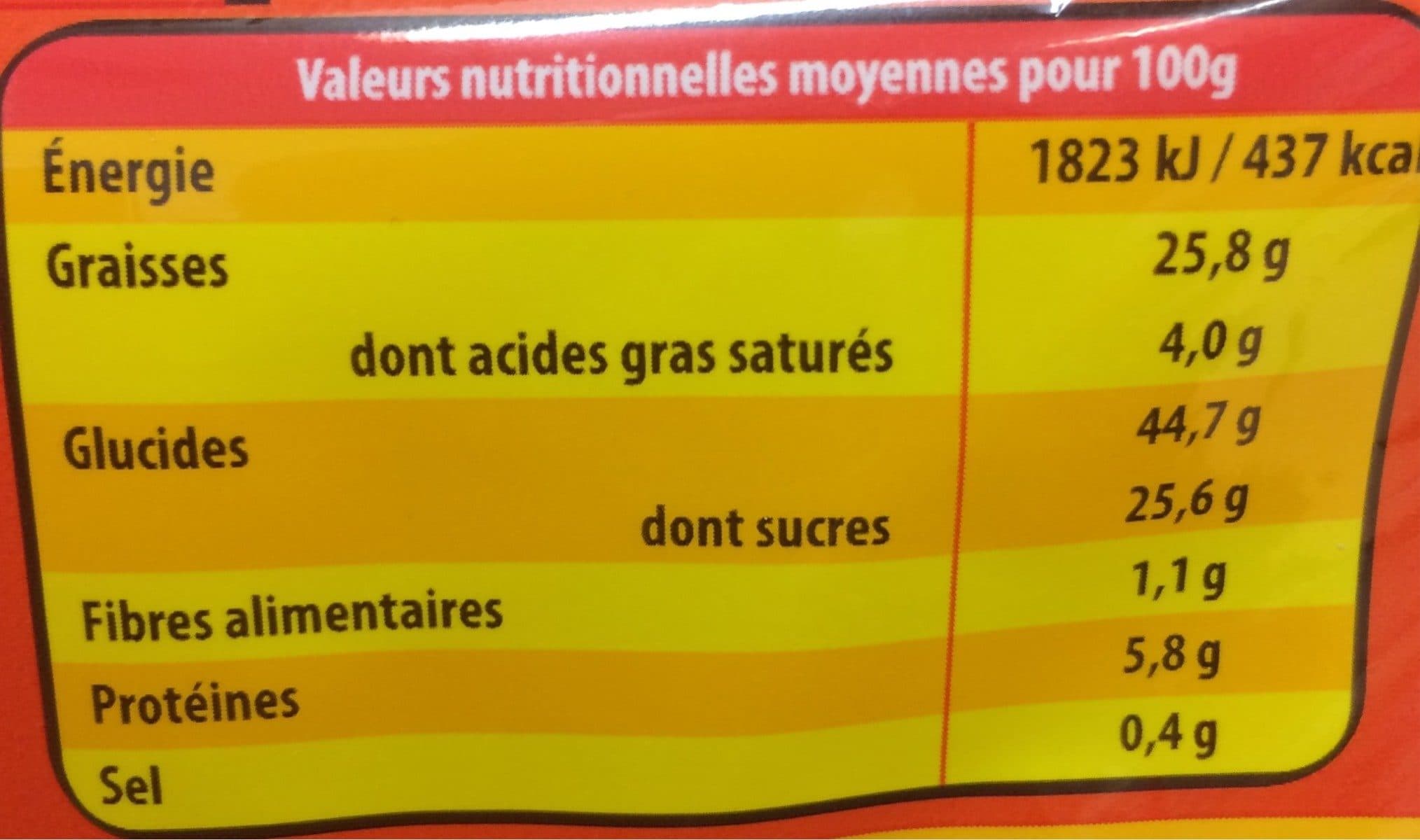 Open Food Facts Madeleines packshot