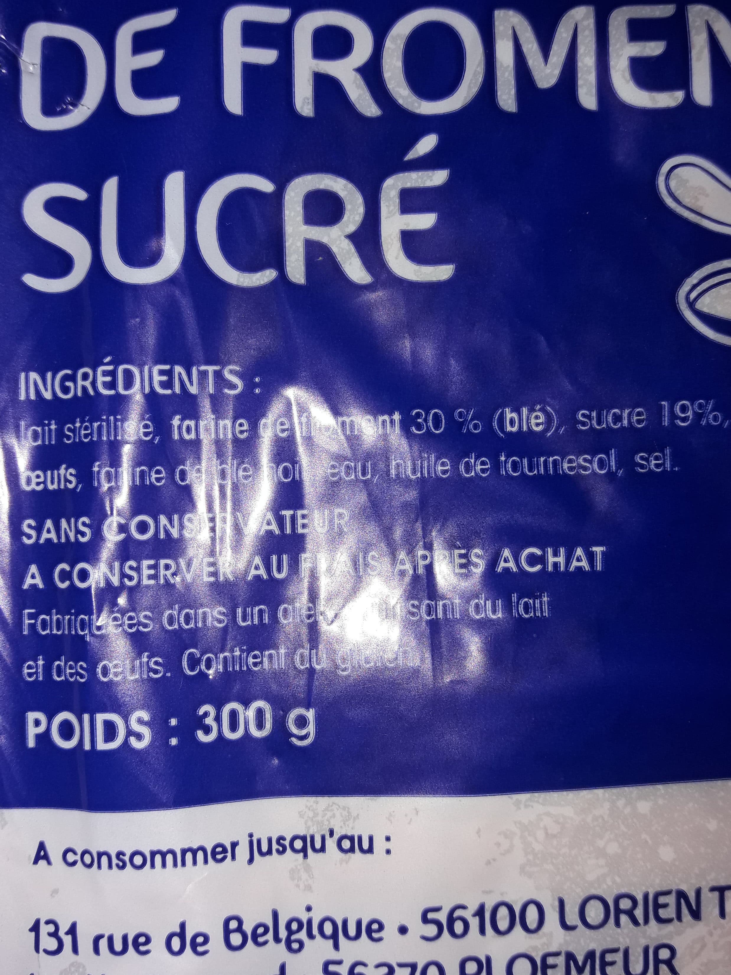Open Food Facts 6 CRÊPES DE FROMENT SUCRÉ packshot