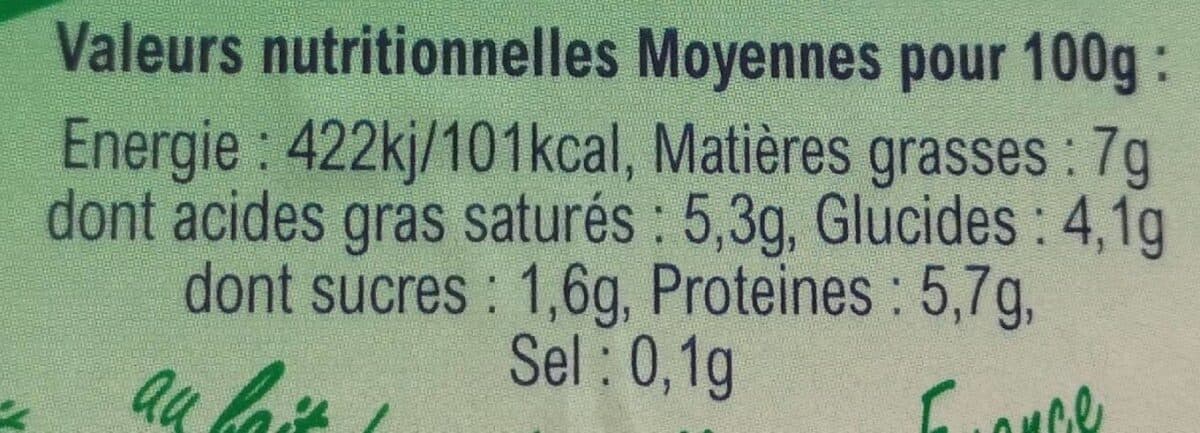 Open Food Facts Fromage blanc battu packshot