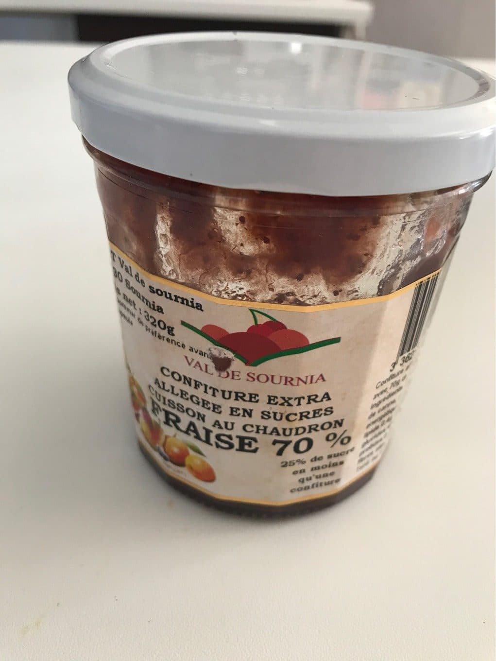 Val De Sournia Confiture fraise 70% packshot