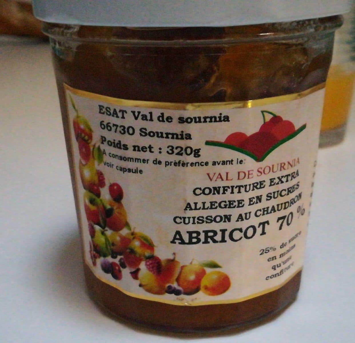 Val de Sournia Confiture extra allégée en sucres cuisson au chaudron packshot