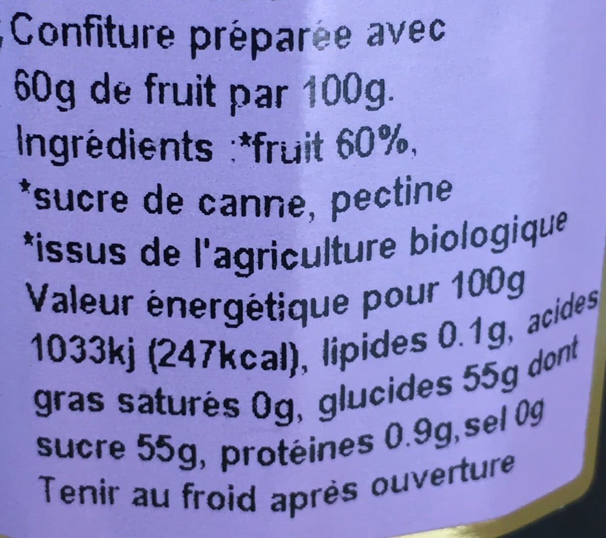 Val de Sournia Confiture de cassis packshot