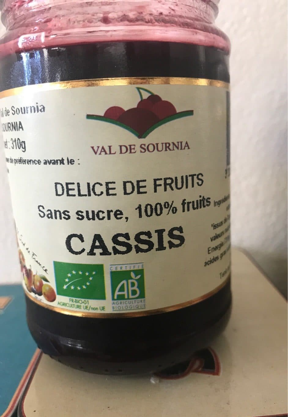 Val De Sournia Delice de fruits Cassis packshot