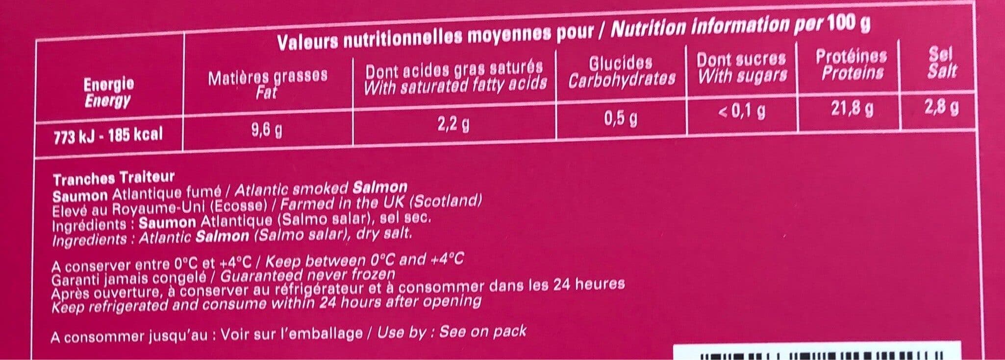 Fauchon Saumon fumé packshot